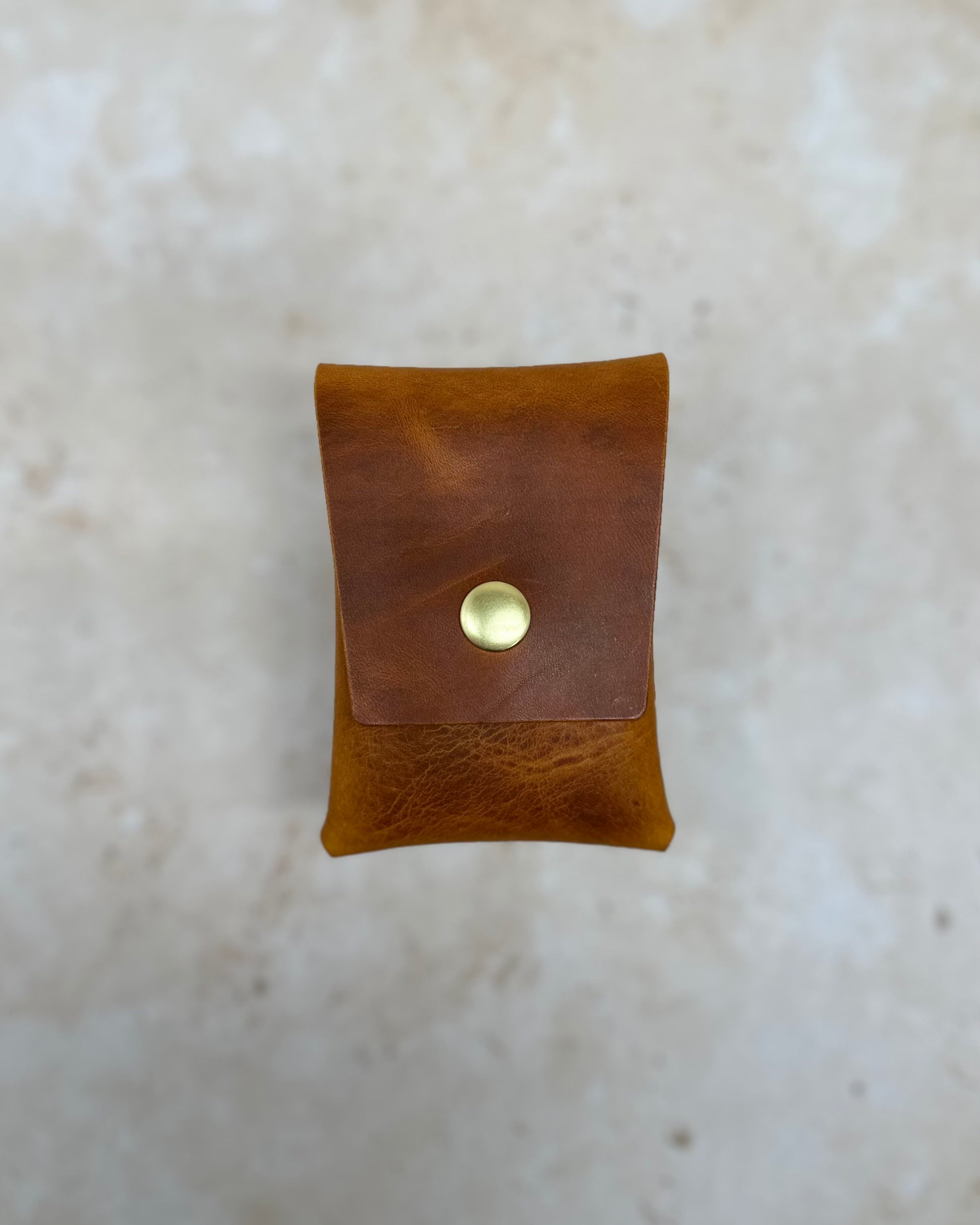 Penny Bun - 1 pocket stitchless pouch wallet (Badalassi Wax)