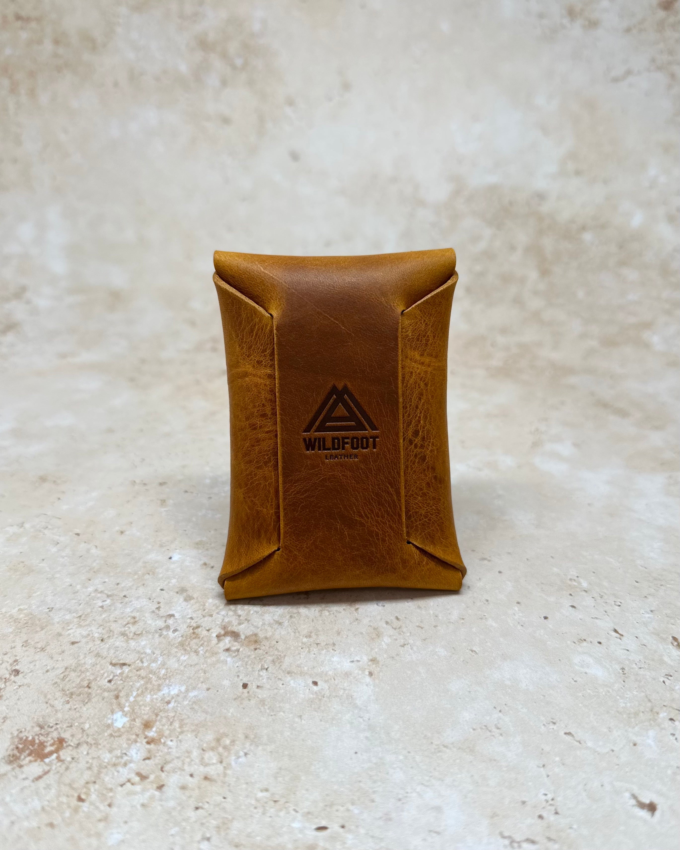 Penny Bun - 1 pocket stitchless pouch wallet (Badalassi Wax)