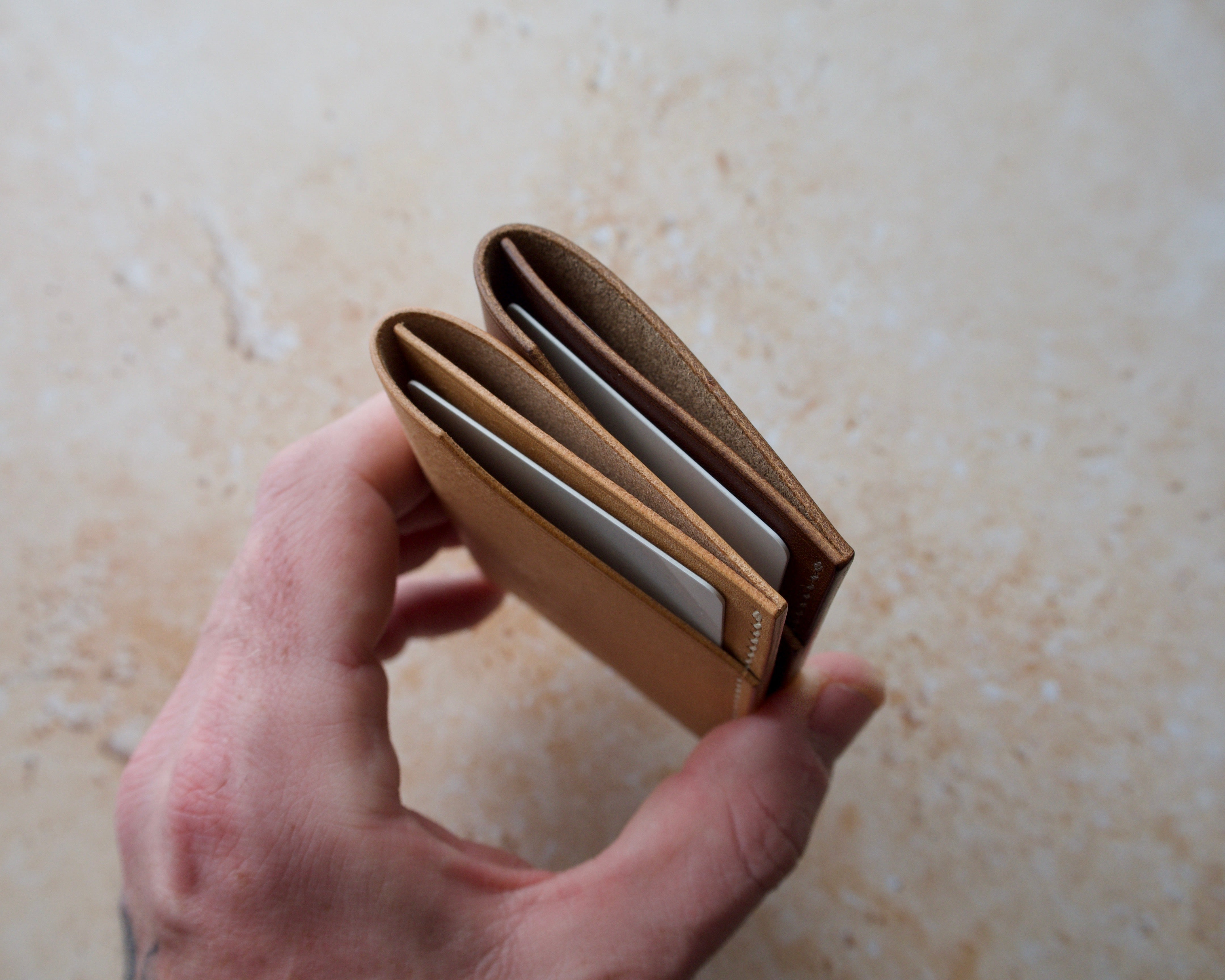 Alba - 2 Pocket Vertical Card Wallet