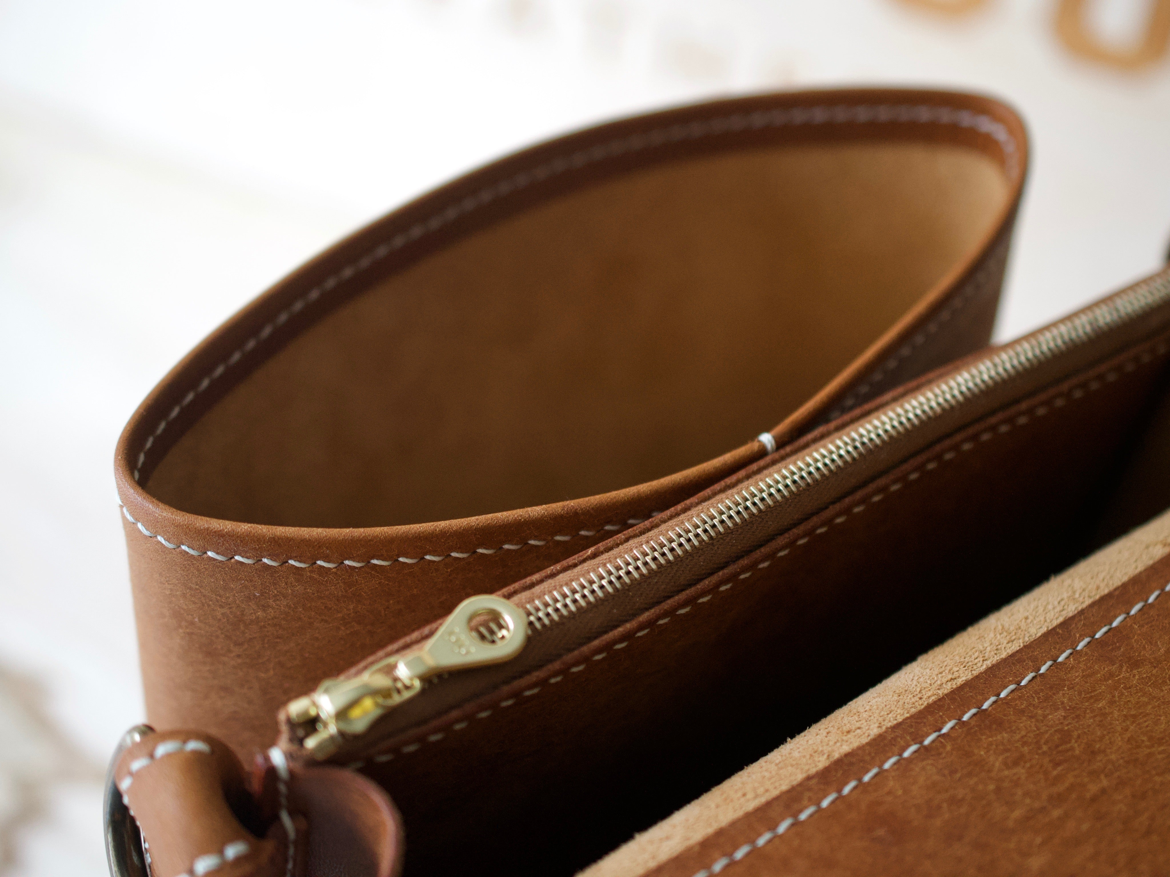 Cross Body Bag - Badalassi Carlos Pueblo Leather (Cognac)
