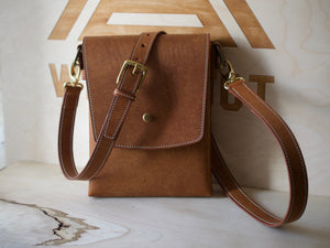 Cross Body Bag - Badalassi Carlos Pueblo Leather (Cognac)