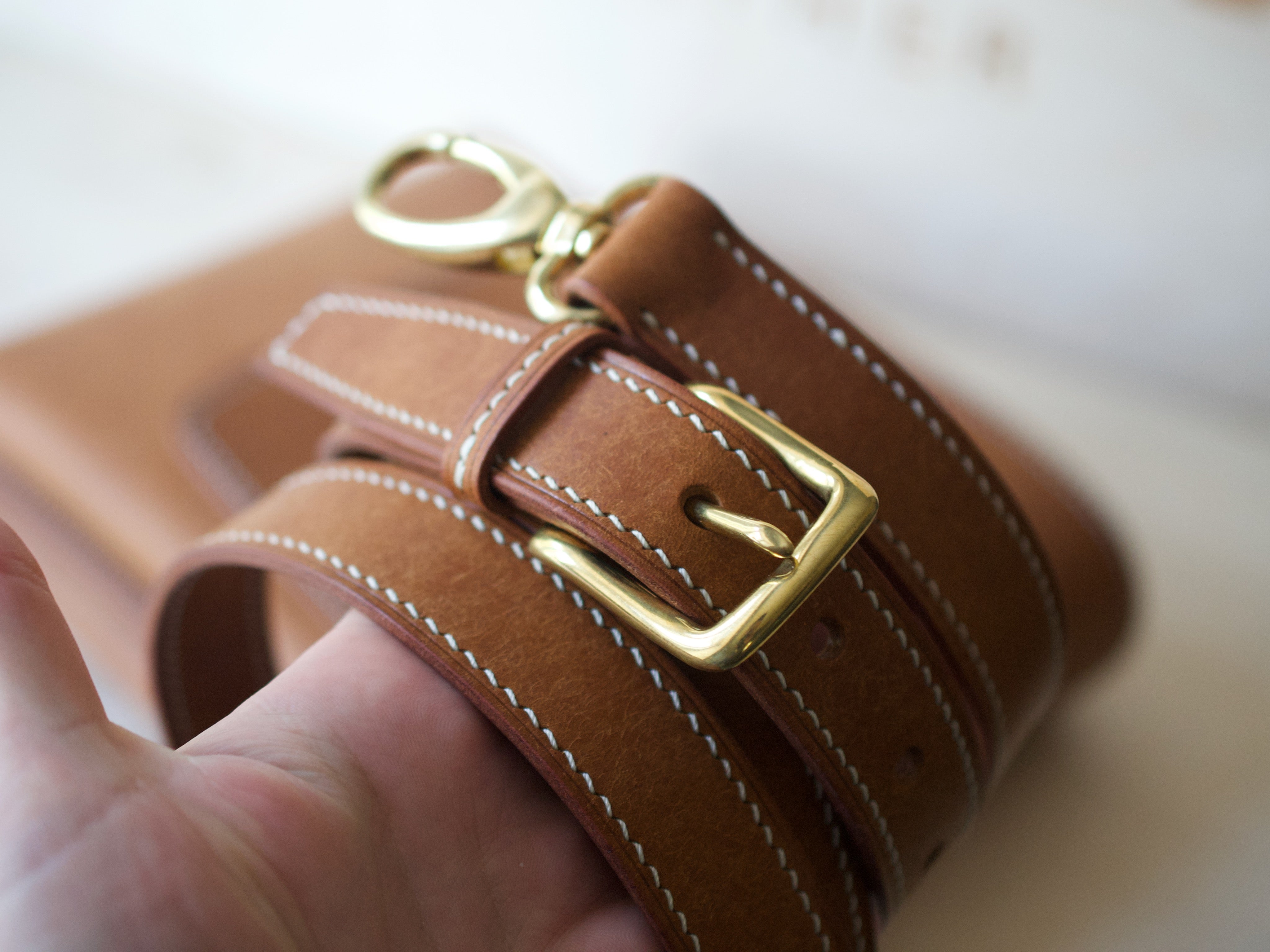 Cross Body Bag - Badalassi Carlos Pueblo Leather (Cognac)